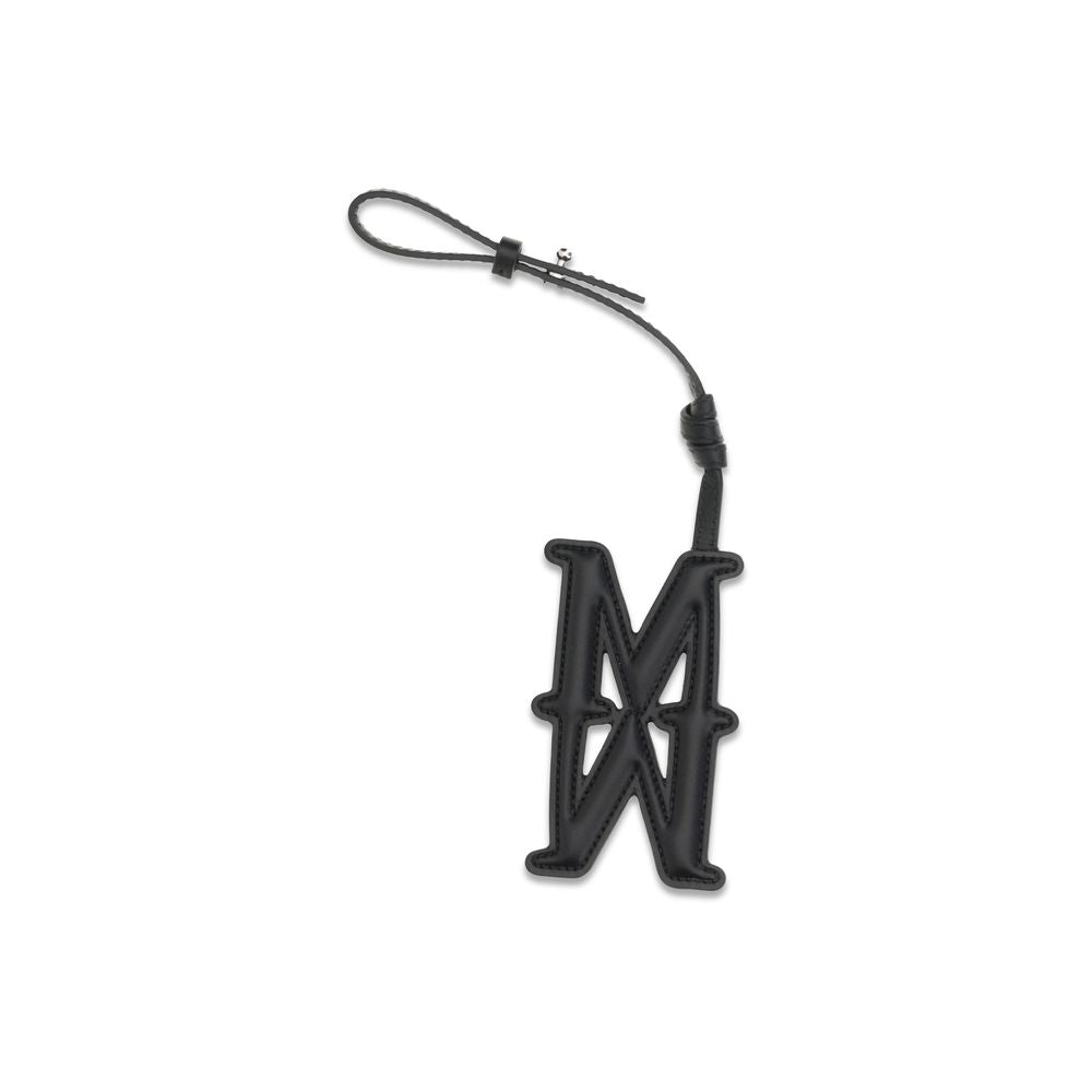 Llavero Max Mara de piel de becerro negra Bos Taurus