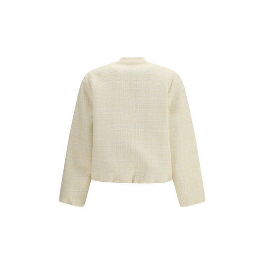 Chaqueta bomber Gucci de algodón beige
