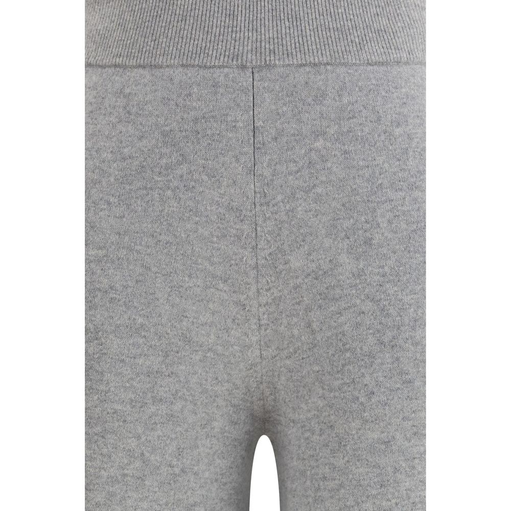 Pantalones Max Mara de Cachemira Beige Puro