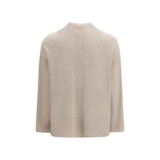 Suéter Max Mara de Cachemir Beige Puro
