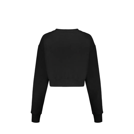 Sudadera Balmain de algodón negra