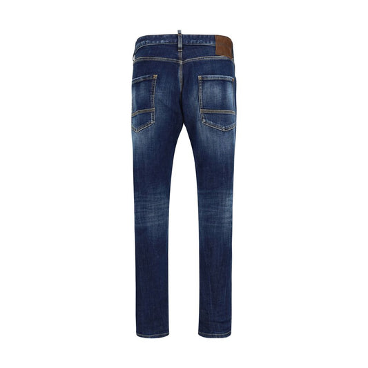 Pantalones vaqueros Dsquared² de algodón azul