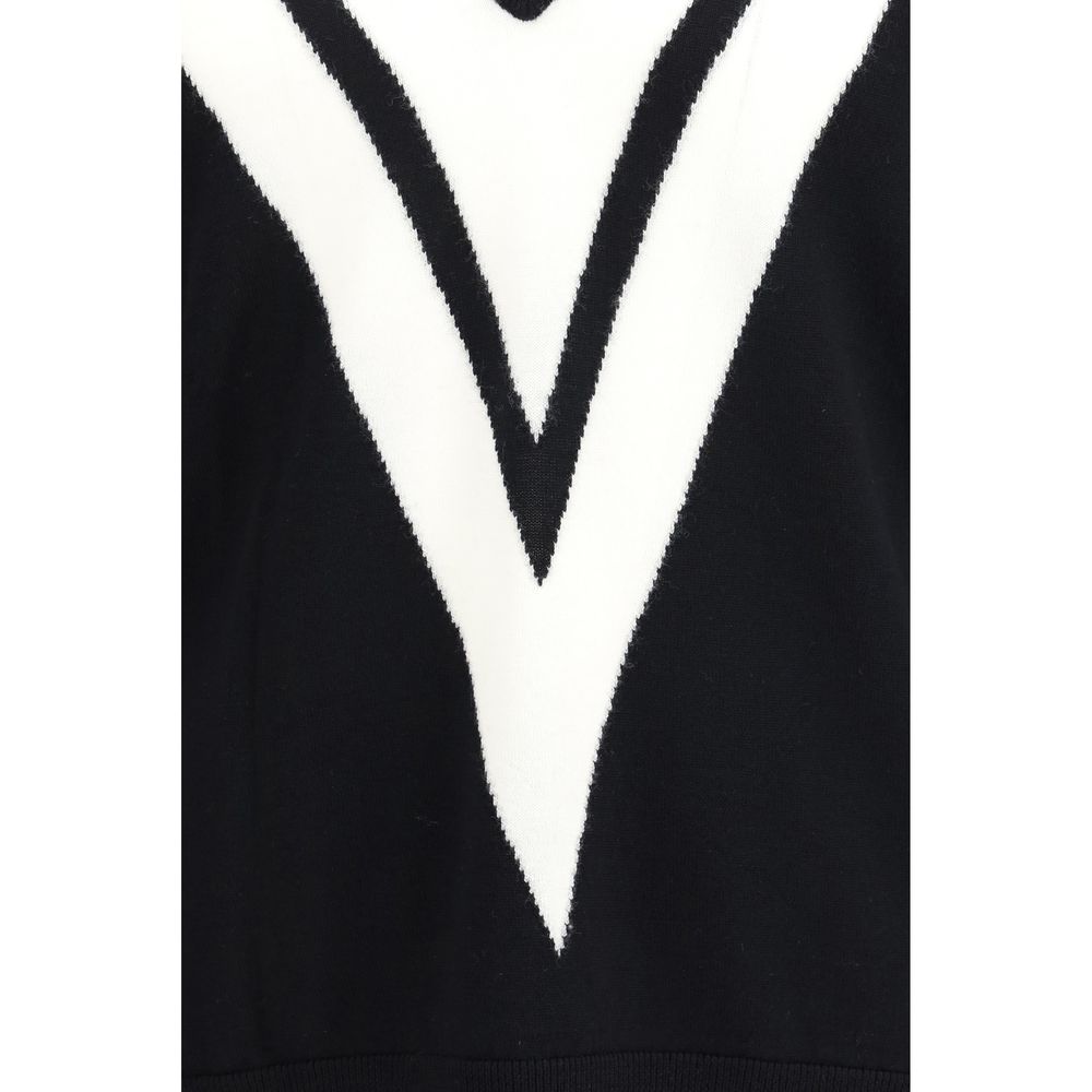 Sudadera Oves Aries de Lana Negra Valentino Garavani