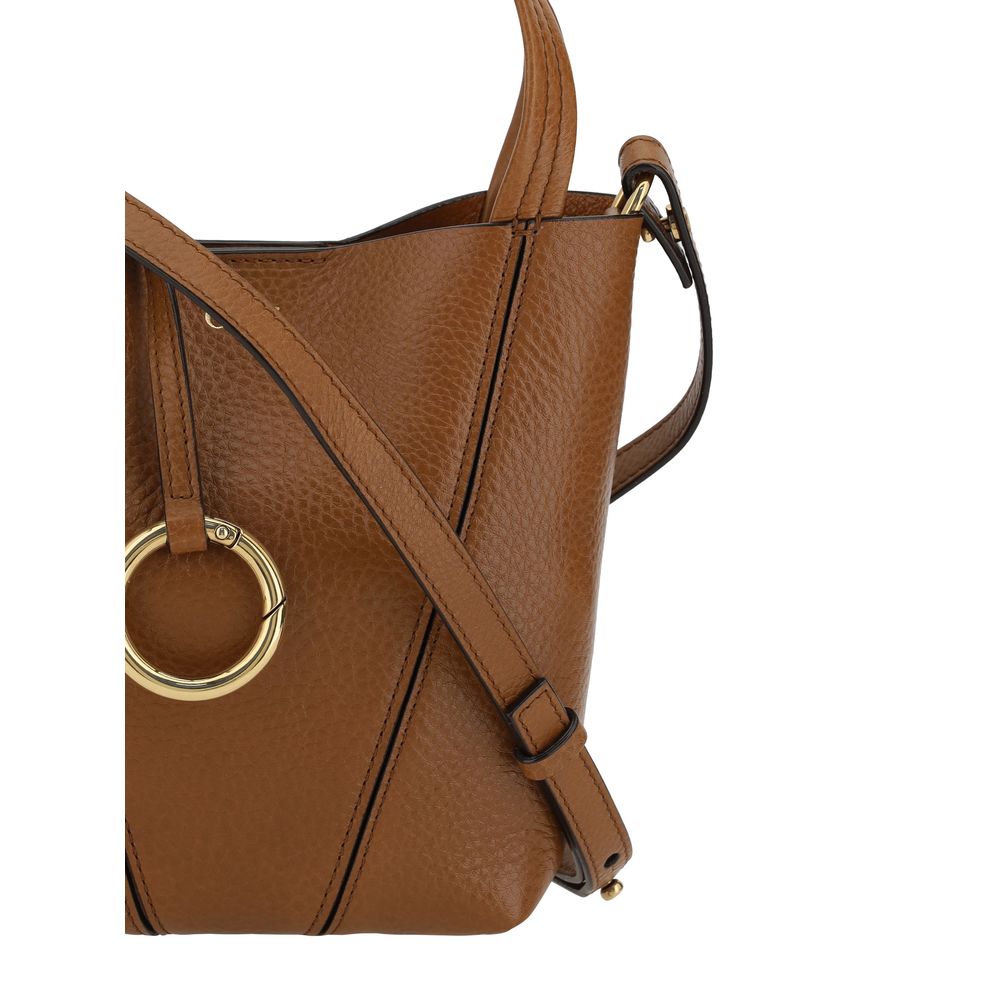 Chloé Sac porté épaule Bos Taurus - Cuir de veau marron