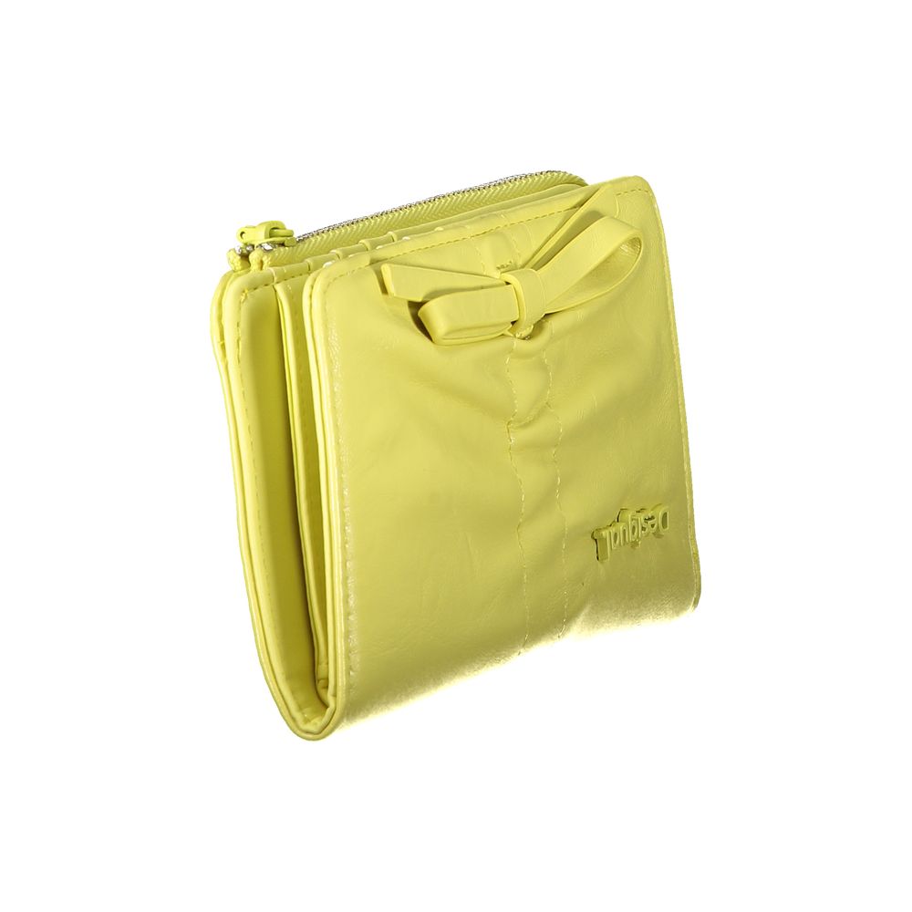 Desigual Giallo Polyurethane Women's Wallet