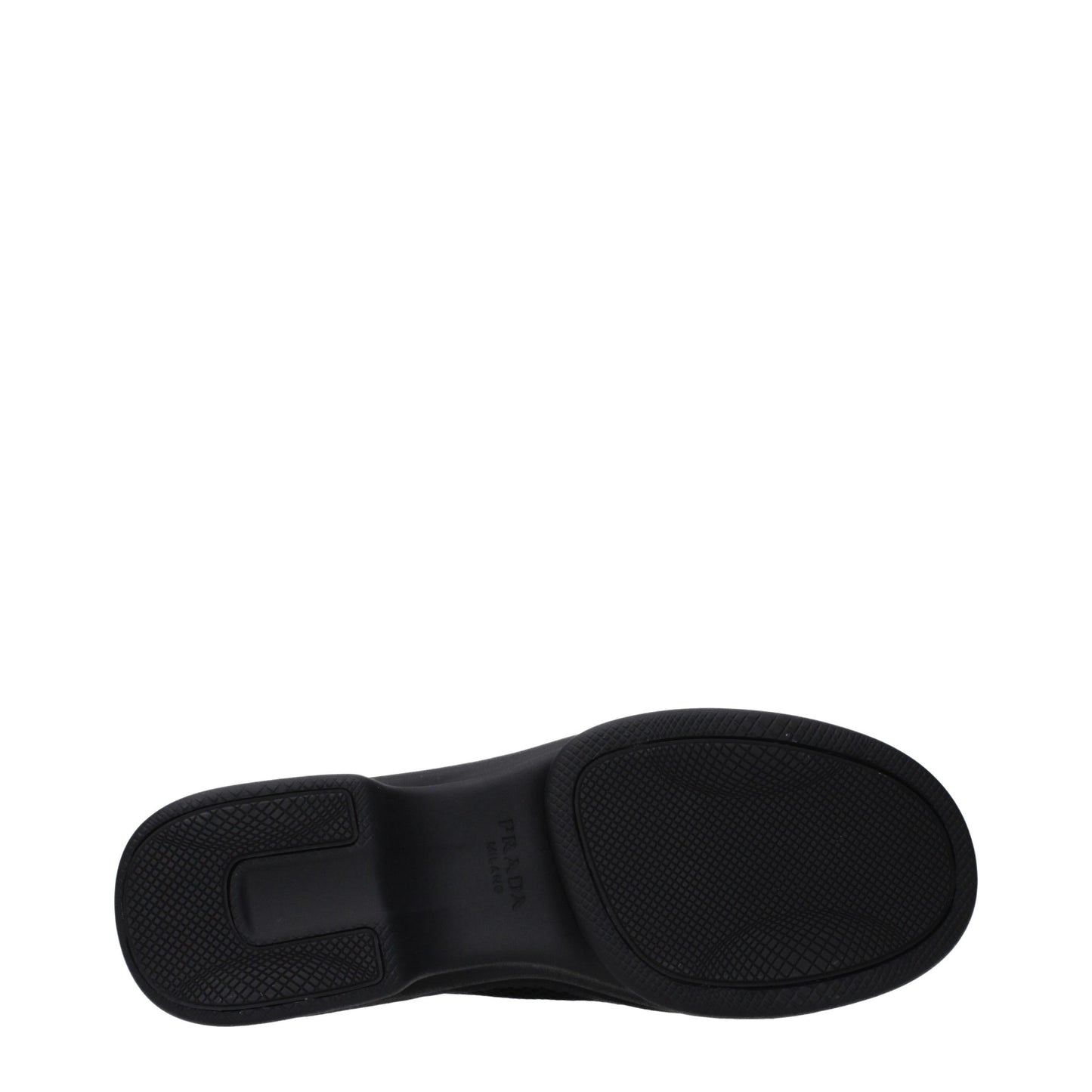 Zapatillas bajas Prada de tela negra