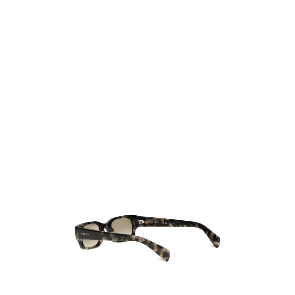 Alexander McQueen Gafas De Sol Con Montura En Acetato Marrón
