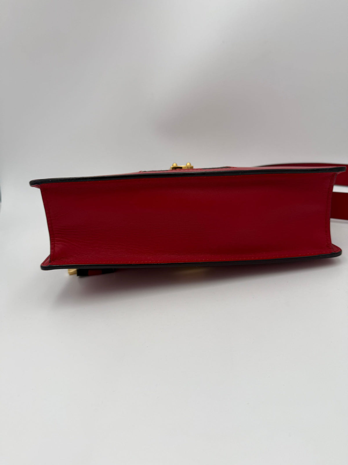 Gucci Bright Red Sylvie Handbag
