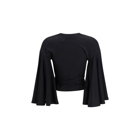 Camisa de algodón negra de Jacquemus