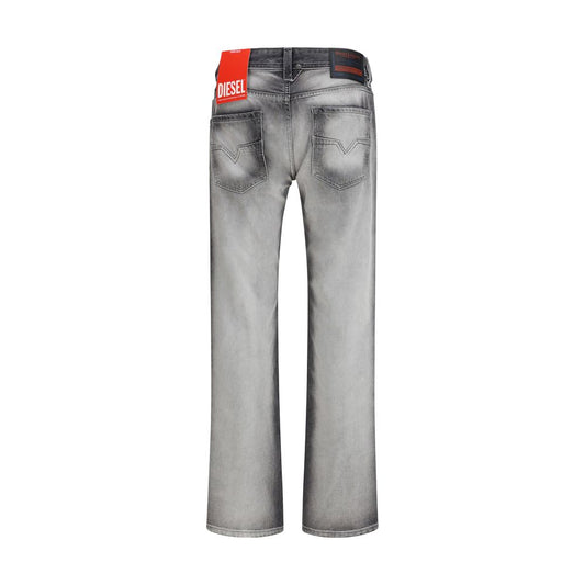 Vaqueros bootcut de algodón gris Diesel