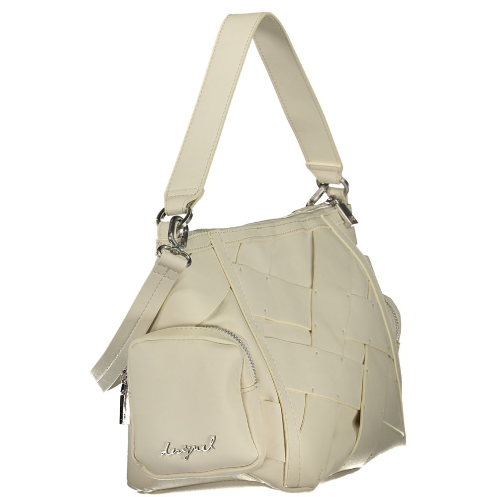 Sac à bandoulière pour femme Desigual blanc en polyuréthane