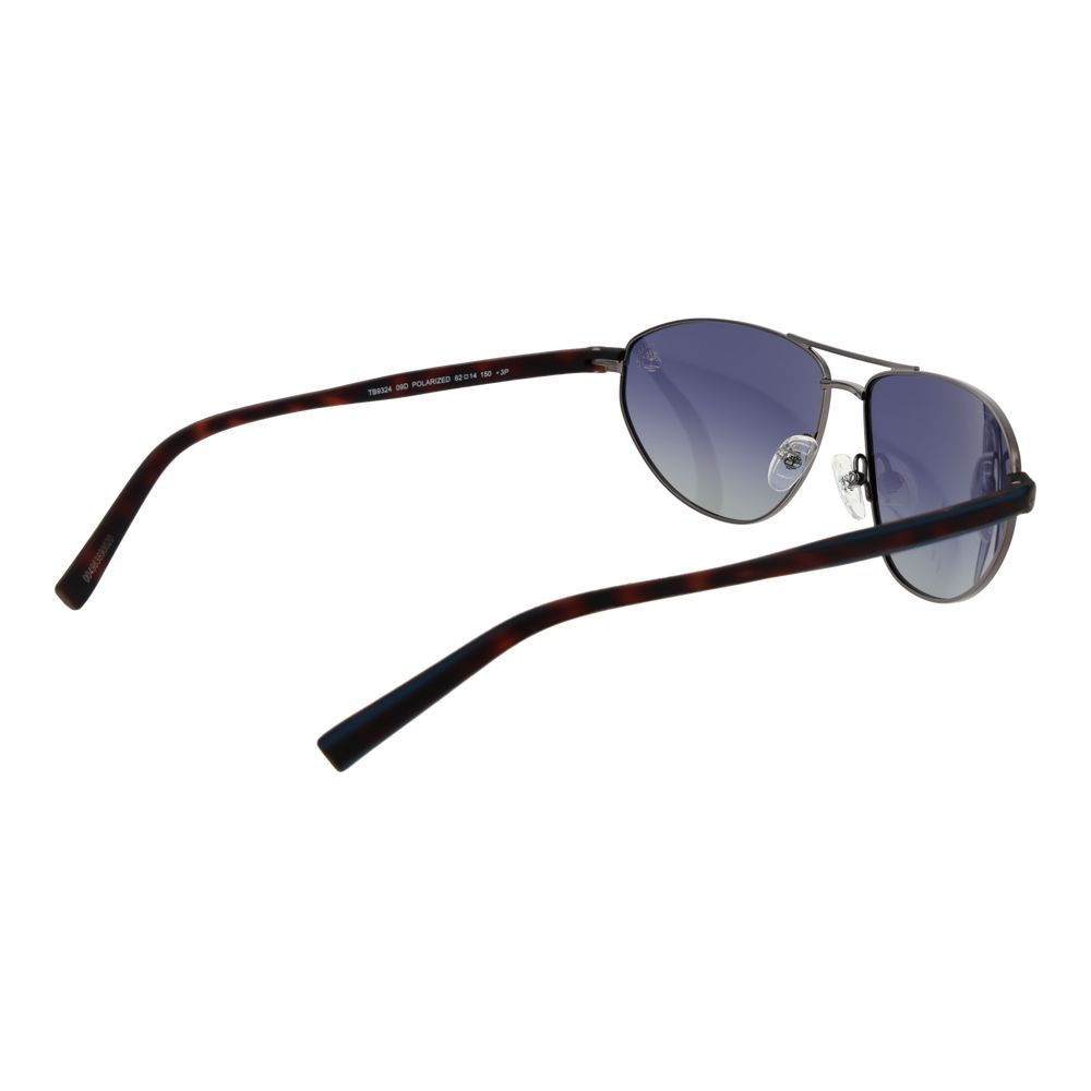 Lunettes de soleil Timberland en métal argenté