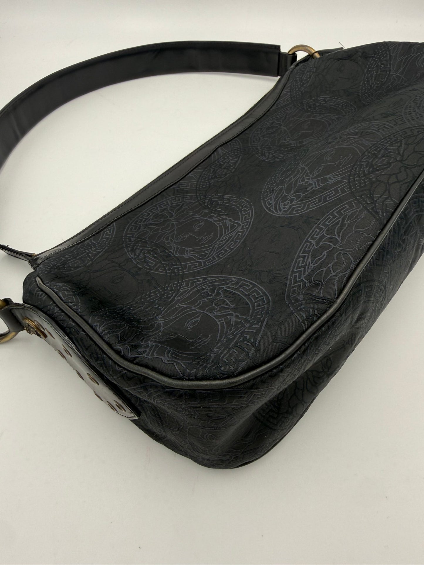 Bolso De Hombro Versace Con Motivo Medusa En Jacquard