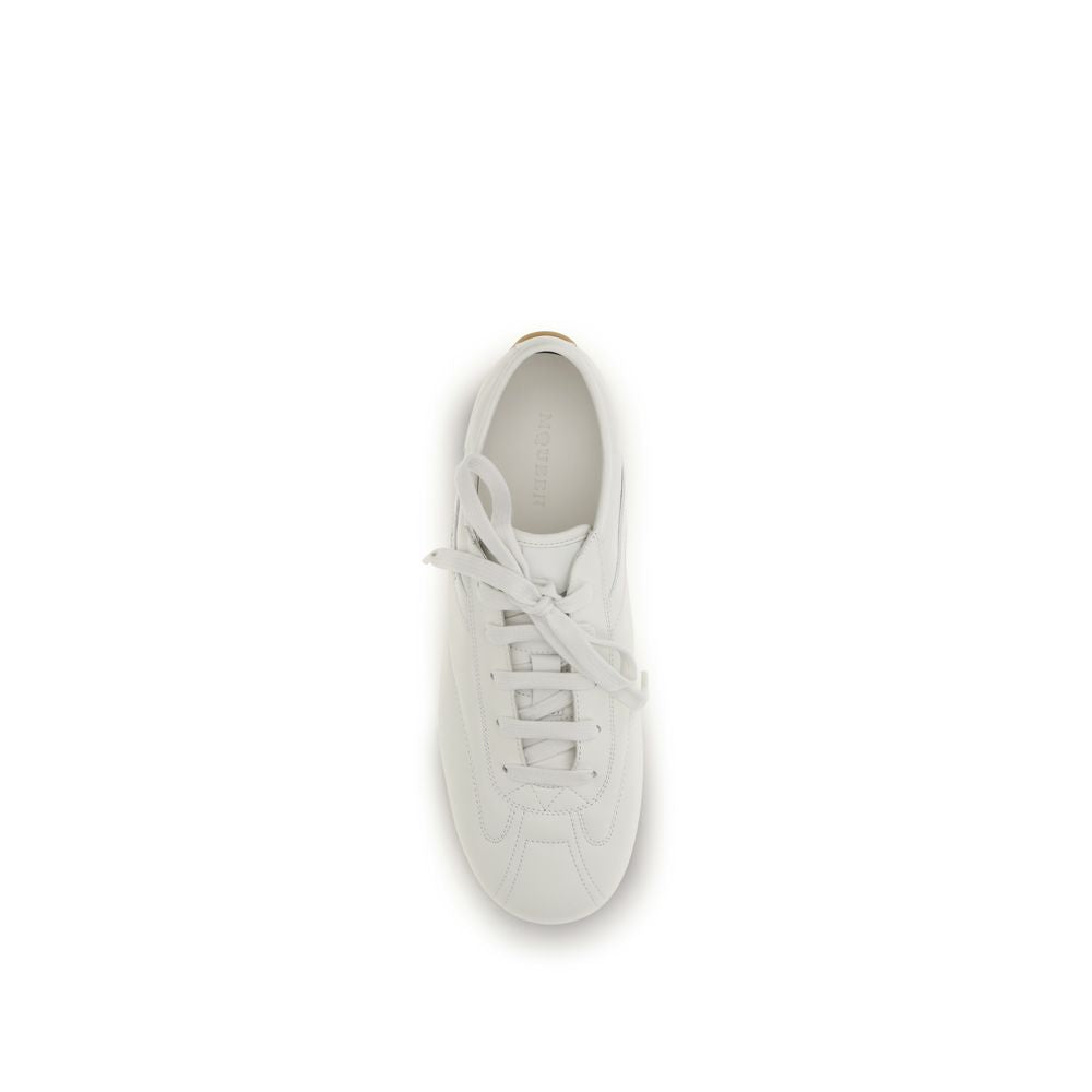 Zapatillas deportivas Alexander McQueen de piel de becerro blanca Bos Taurus