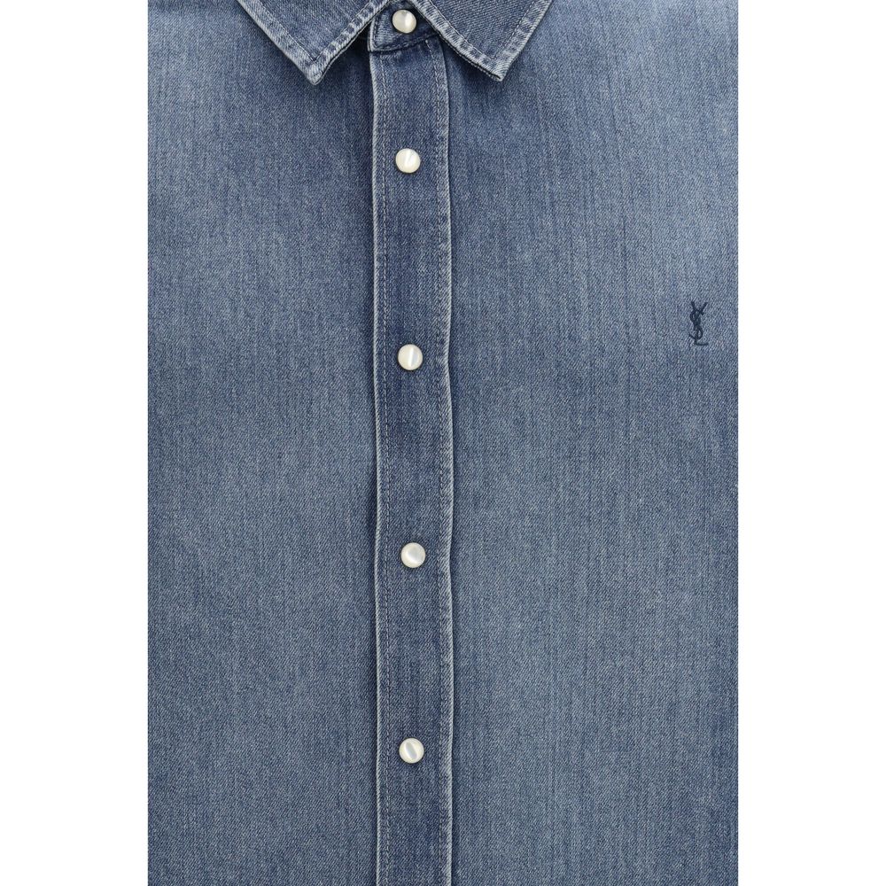 Camisa vaquera azul Saint Laurent