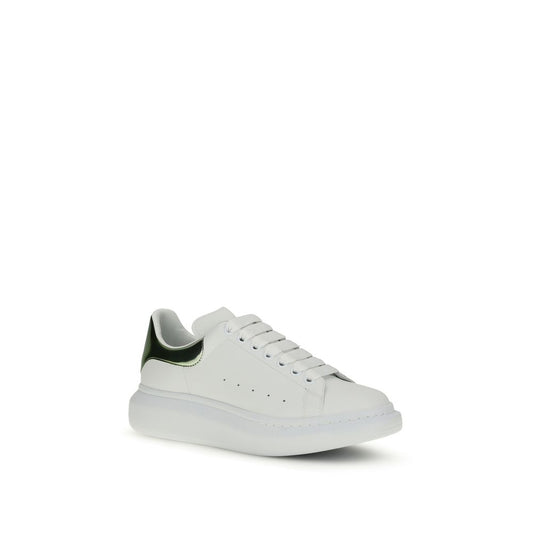 Zapatillas de plataforma de piel de becerro blanca Bos Taurus de Alexander McQueen