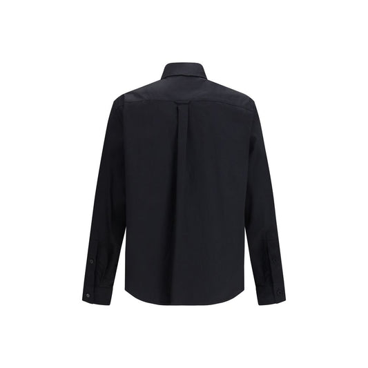 Camisa de vestir negra de algodón de Dolce & Gabbana