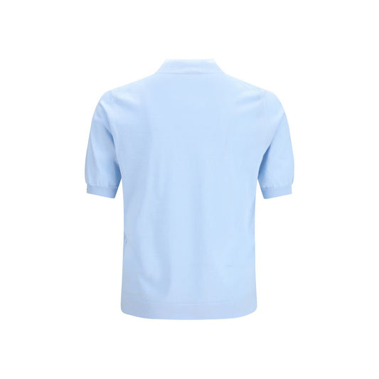 Sudadera de algodón azul Prada
