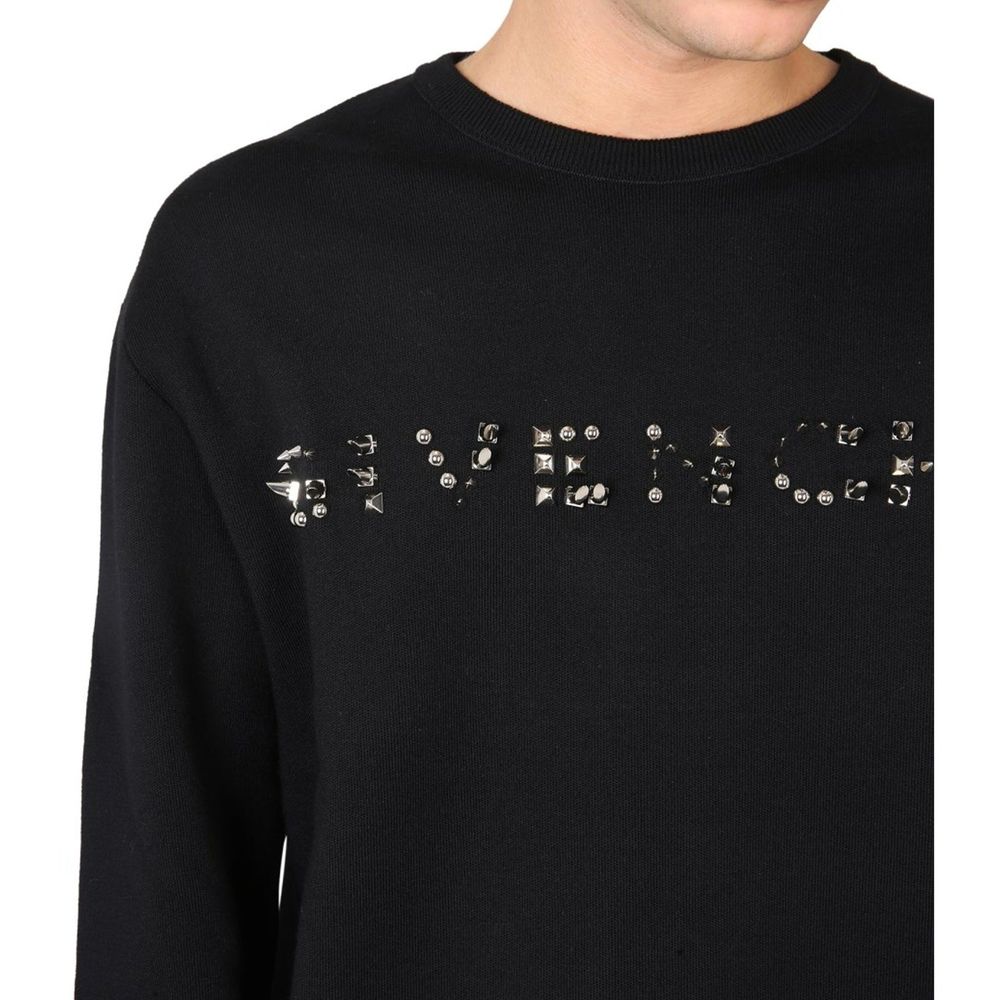 Sudadera Givenchya Algodon Negro Con Corte Relajado