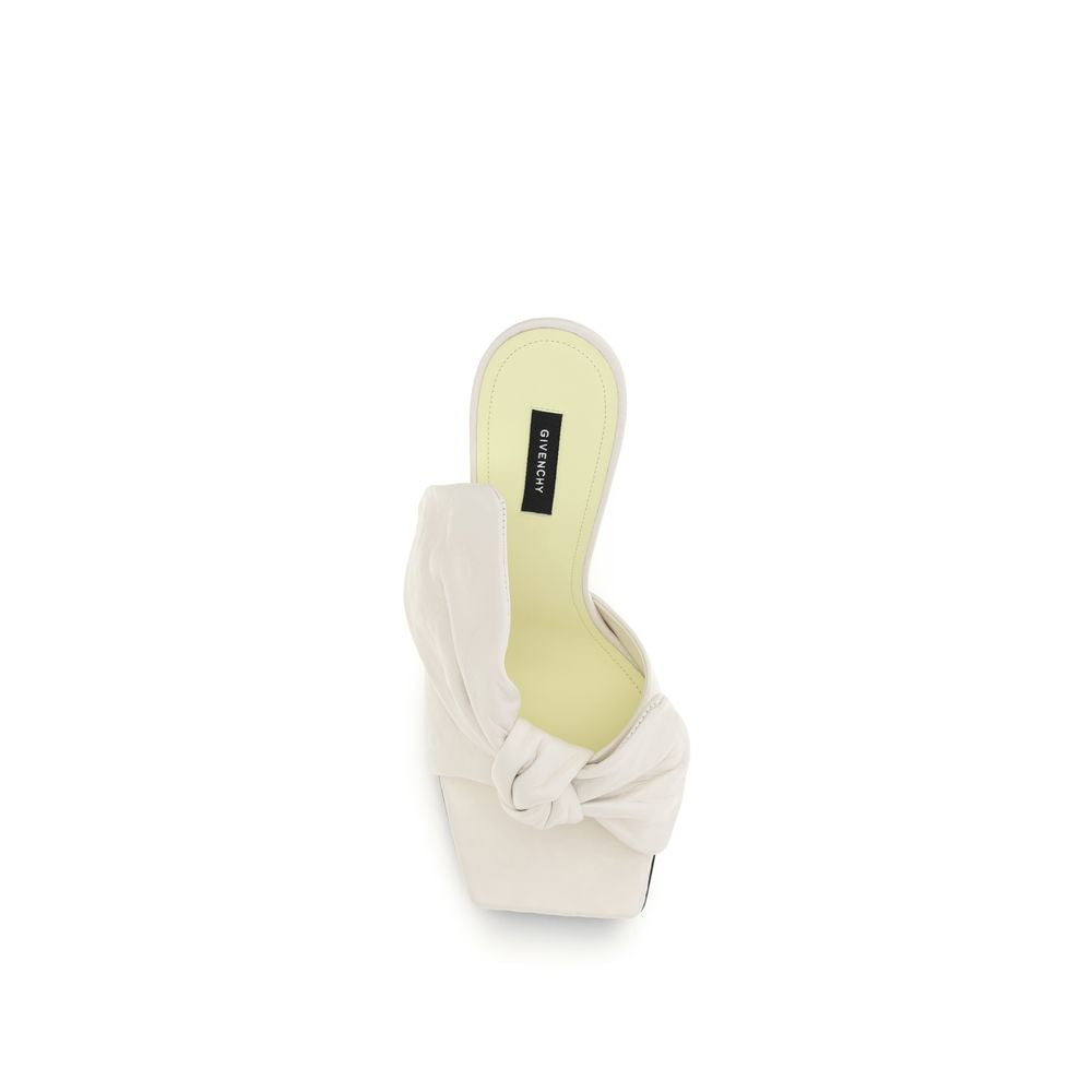 Mules Givenchy de Piel de Cordero Blanca Ovis Aries Aries