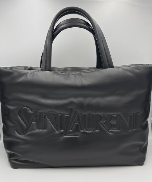 Saint Laurent SAINT LAURENT Shopping Bag grande de piel de cordero
