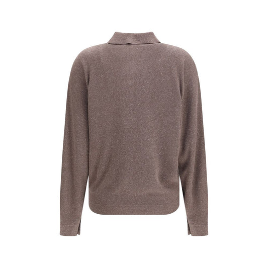 Sudadera de seda marrón Calvin Klein