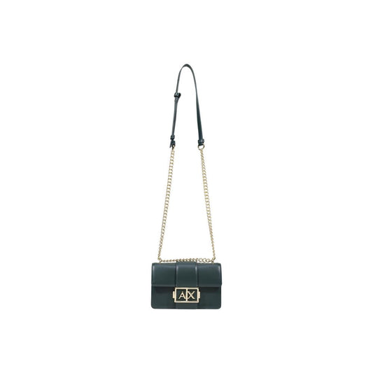 Bolso de poliéster verde Armani Exchange