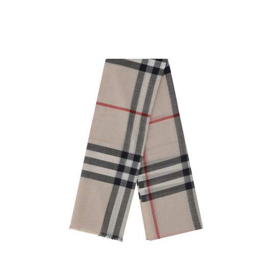 Bufanda Burberry De Lana Ovis Aries En Tono Beige Clásico