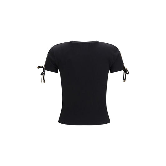 Camiseta de algodón negra de Burberry