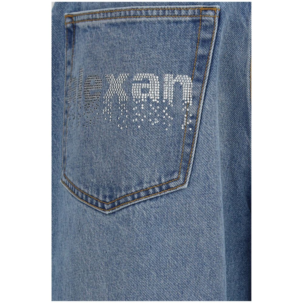 Alexander Wang Pantalones Vaqueros Azules de Algodón
