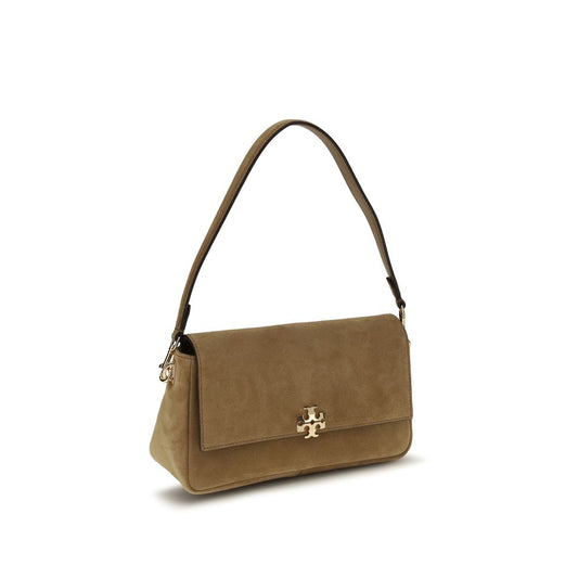 Bolso de hombro Tory Burch de cuero beige
