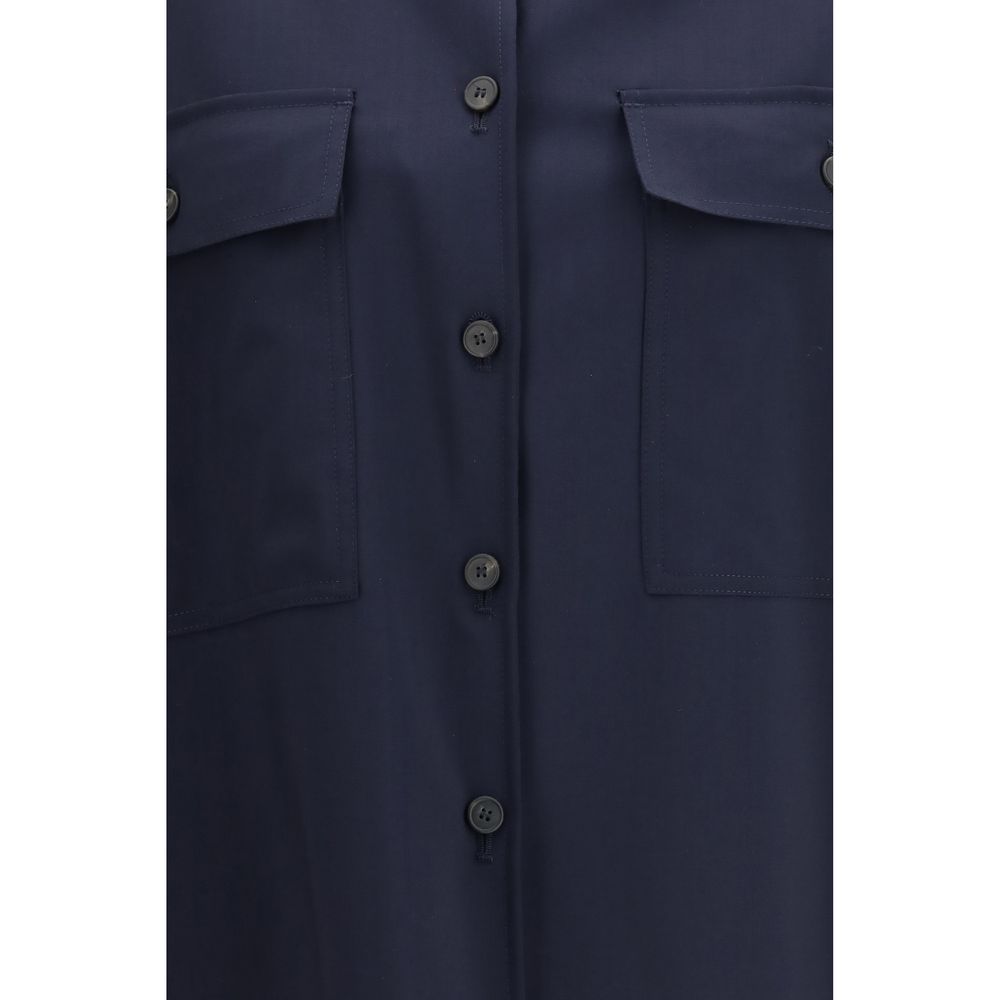 Chaqueta Max Mara Oves Aries de lana azul