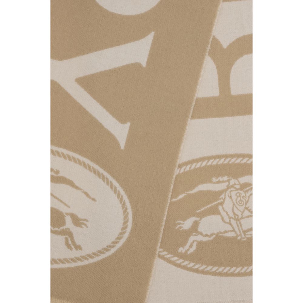 Bufanda Burberry de lana beige Oves Aries
