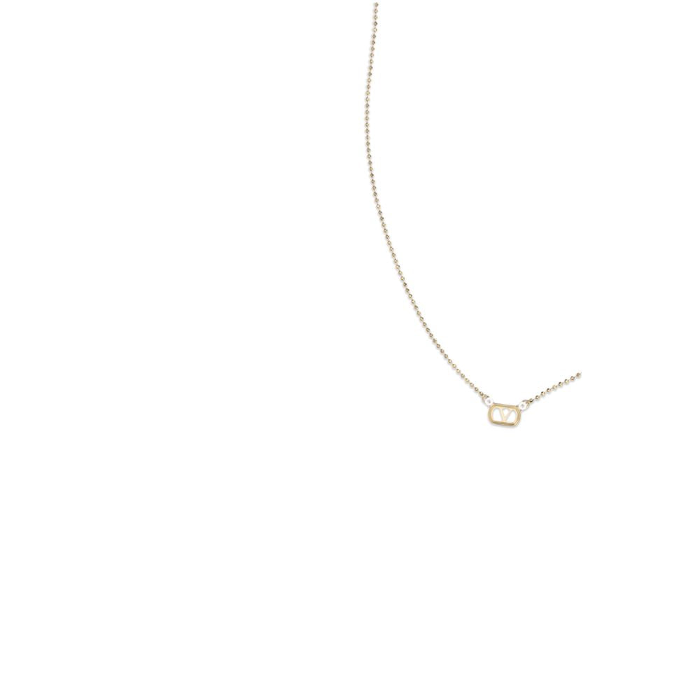Valentino Garavani Collier Métal Doré Ovalette