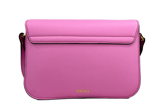 Sac à bandoulière Versace La Medusa en cuir rose