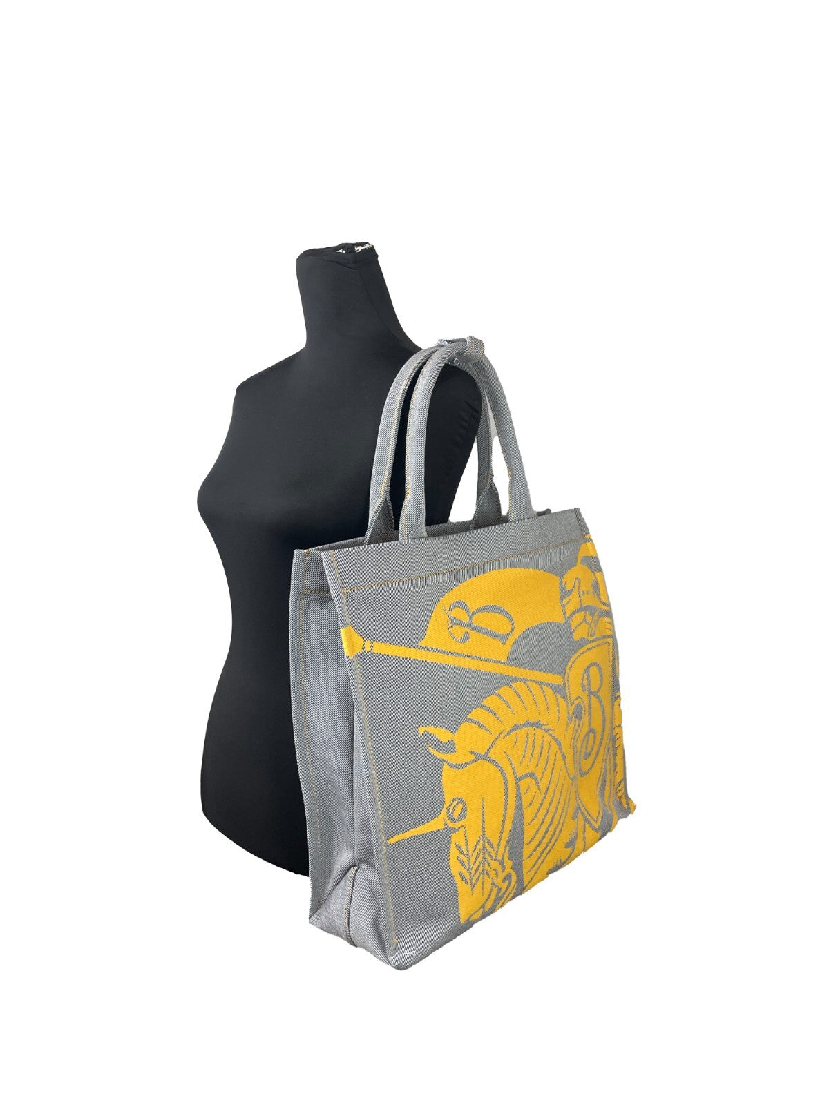 Sac cabas Burberry EKD en toile avec porte-monnaie fonctionnel