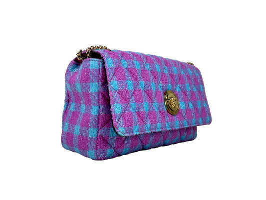 Bolso De Hombro Y Bandolera En Lana Y Lurex Talla Media De Versace