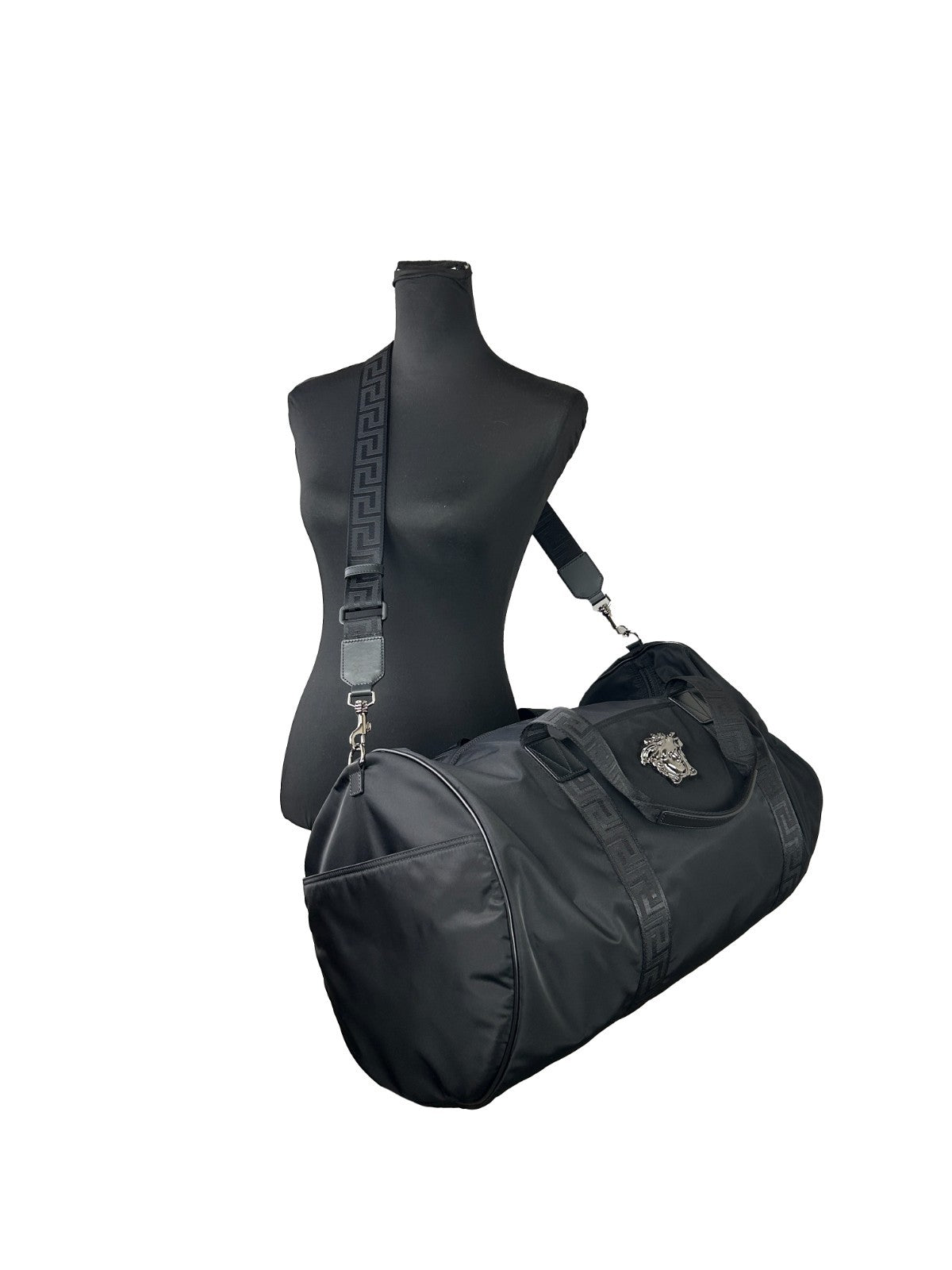 Bolsa de viaje grande de nailon Medusa de Versace