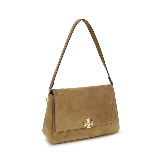 Bolso de hombro Tory Burch de piel de becerro beige Bos Taurus