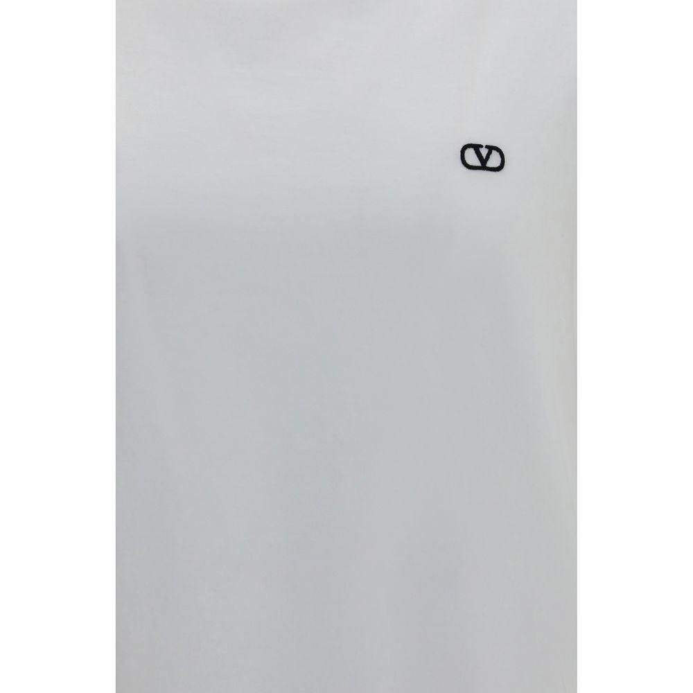Camiseta de algodón blanca de Valentino Garavani