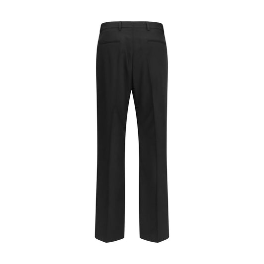 Pantalones de vestir Valentino Garavani de lana negra Oves Aries