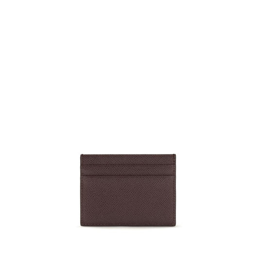 Cartera Dolce & Gabbana de piel de becerro marrón Bos Taurus