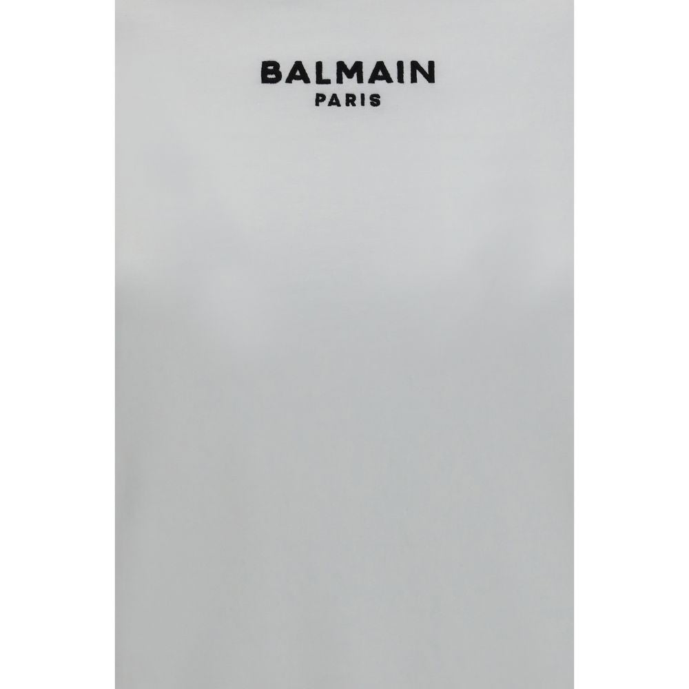 Camiseta Balmain de Algodón Blanco
