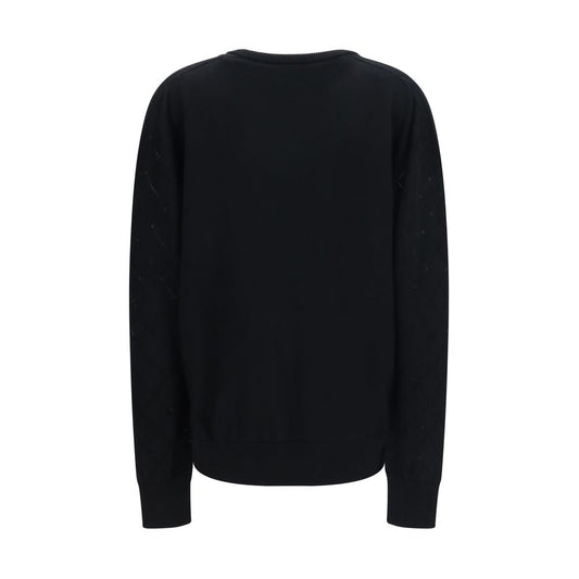 Sudadera Balmain de lana negra Oversized Aries