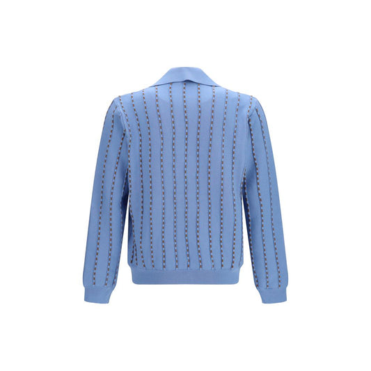 Sudadera Fendi De Algodón Azul Transpirable Y Corte Regular