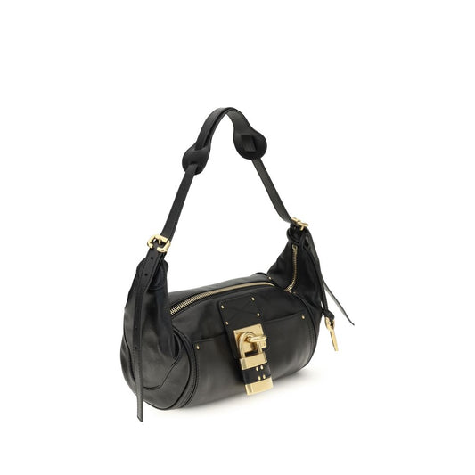 Bolso de Hombro Chloé de Piel de Becerro Negra Bos Taurus