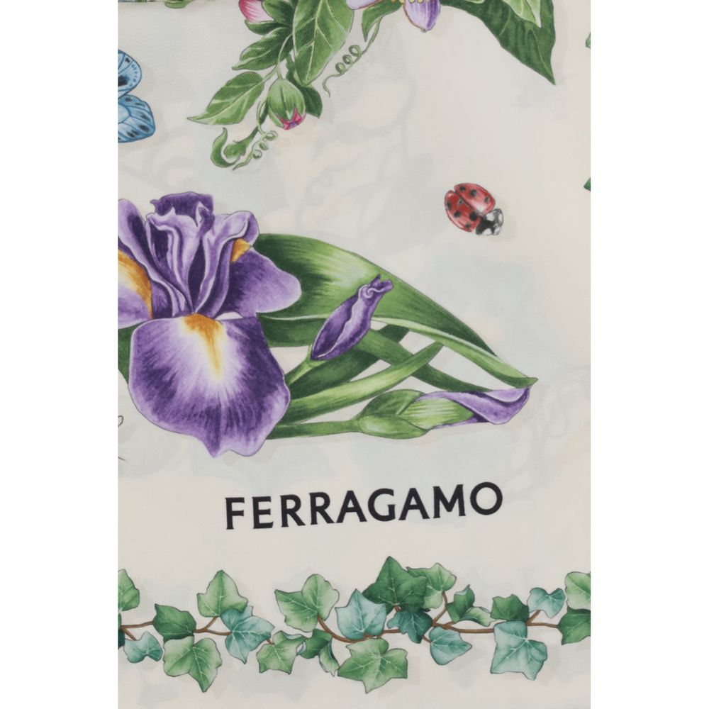Pañuelo de seda multicolor Ferragamo