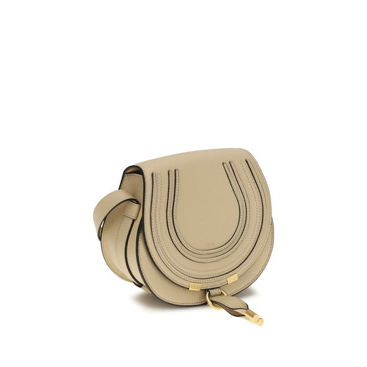 Bolso de hombro Chloé de piel de becerro beige Bos Taurus