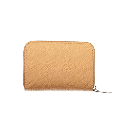 Cartera de mujer de poliuretano marrón Mario Valentino