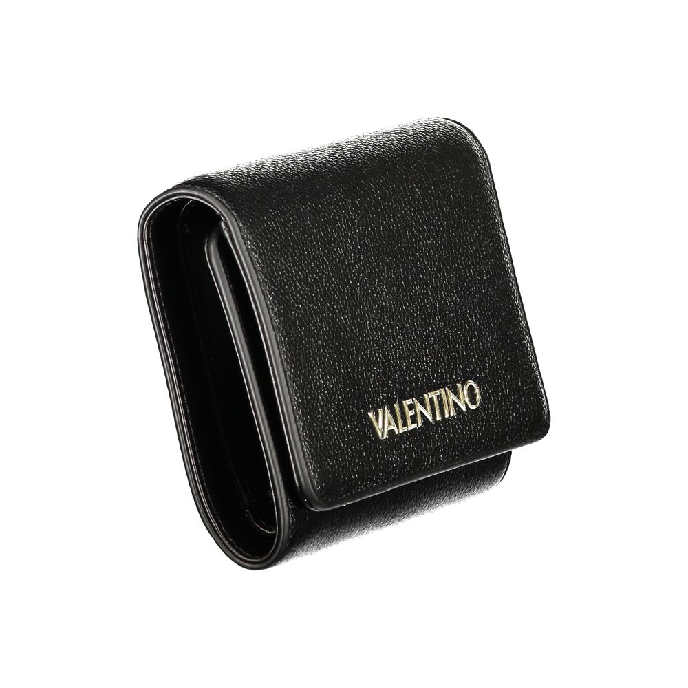 Cartera de mujer de poliuretano negro Mario Valentino